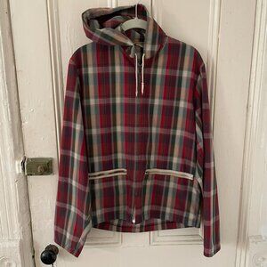 Vintage 1960s Danville Co. Plaid Madras Windbreaker Men’s Small USA Made